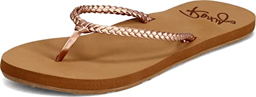 Rose Gold Flip Flops
