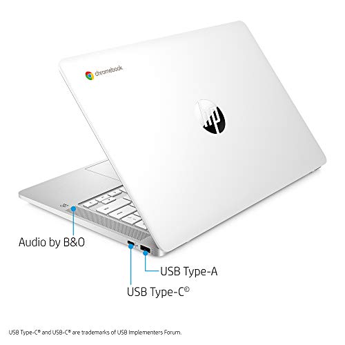 HP Chromebook: 14-Inch HD Laptop with Intel Celeron Processor, 4GB RAM, and 32GB eMMC