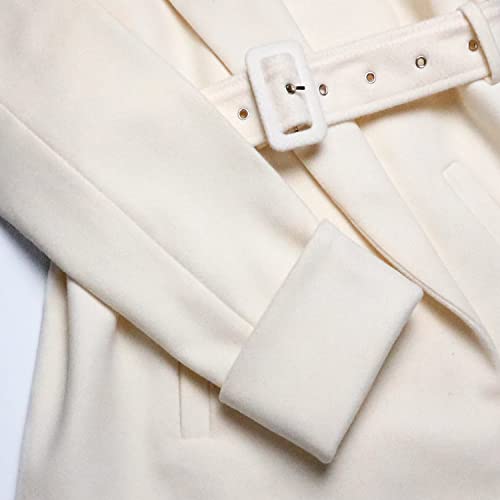 SAUKOLE Women's Winter Wool Trench Coat