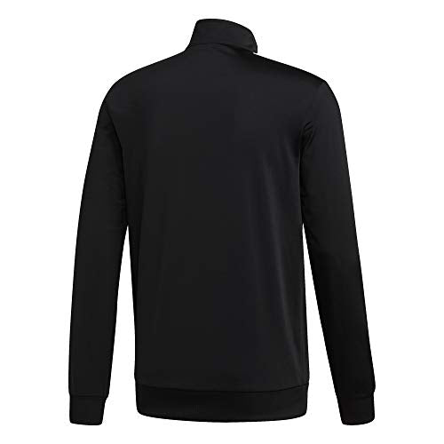 Adidas Essentials 3-Stripes Tricot Track Jacket (Black/White, L)