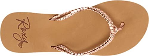 Rose Gold Flip Flops