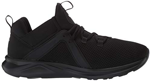 PUMA Men's Enzo 2 Sneaker, Black White, 10 M US