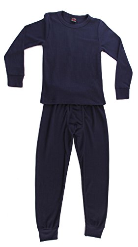 At The Buzzer Thermal Underwear Set for Boys, Navy