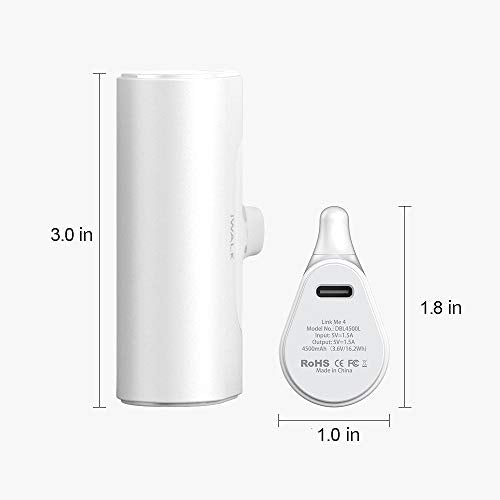 iWALK Ultra-Compact 4500mAh Portable Charger for iPhone and AirPods