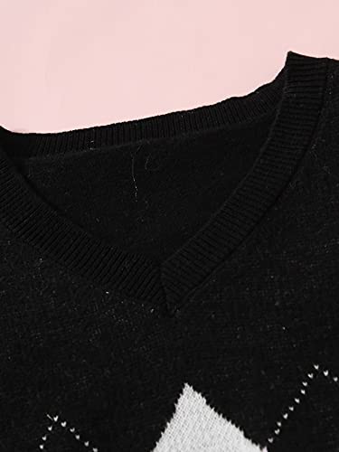 MakeMeChic Girls' Strawberry Sweater Vest