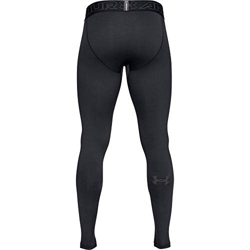 Under Armour ColdGear Compression Leggings (Black/Charcoal, L)