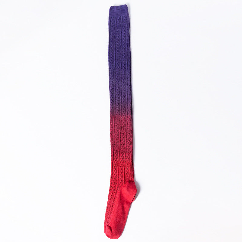 Tie-dye Long Tube Knee socks