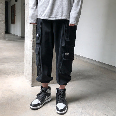 Hip-hop Boys' Loose Overalls