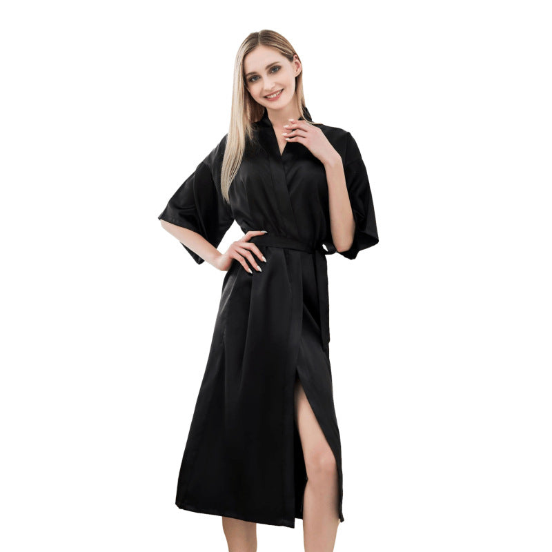 Satin Kimono Robes for Women
