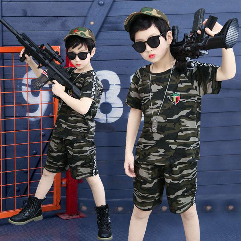 Boys' Camouflage Summer Clothing