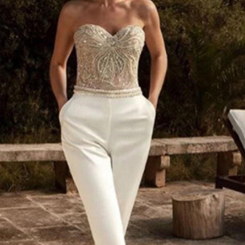 Strapless Women's Jumpsuit