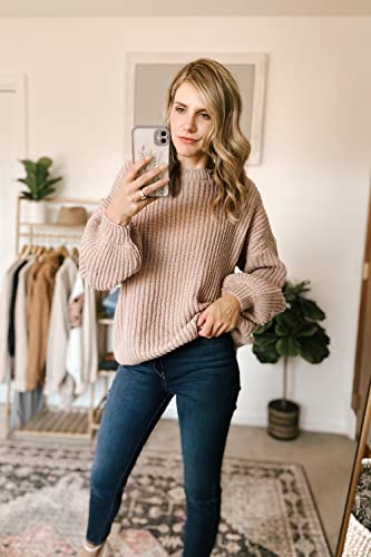 Solid Color Knit Sweater