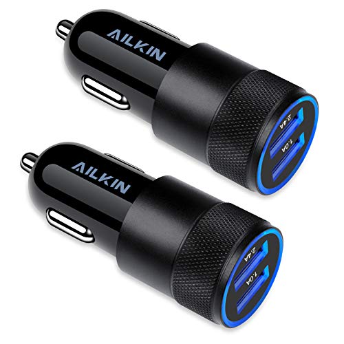3.4a Fast Charge Dual Port USB Cargador Carro Lighter Adapter for iPhone