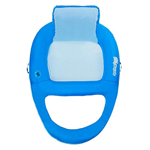 SwimWays Inflatable Pool Recline Lounger with Hyper-Flat Valve