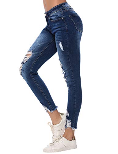 Resfeber Women's Ripped Boyfriend Jeans