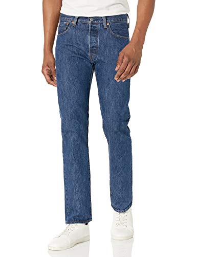 Levi's Men's 501 Original Fit Jeans, Dark Stonewash, 38W x 34L