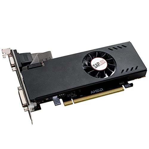 SAPLOS Radeon RX 550 Graphics Card, 4GB, 4k@60Hz Output, Computer GPU