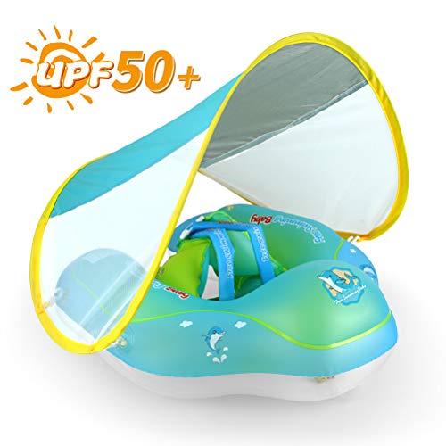 Inflatable Baby Pool Float with Sun Canopy