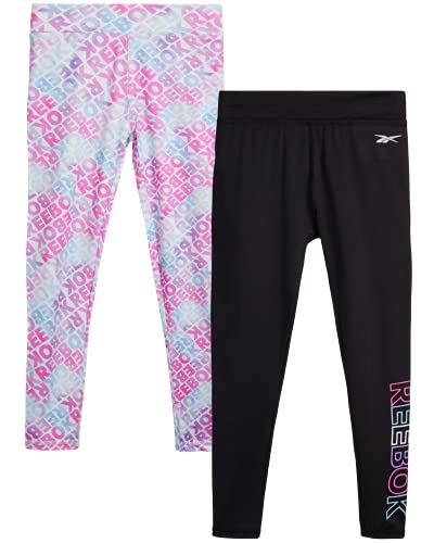Reebok Girls' 2-Pack Active Performance Leggings