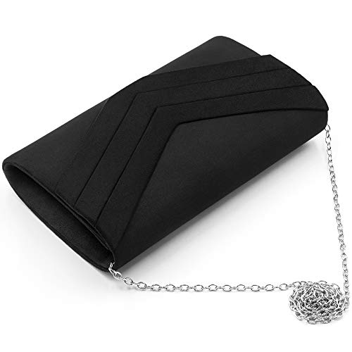 Milisente Suede Evening Clutch Bag