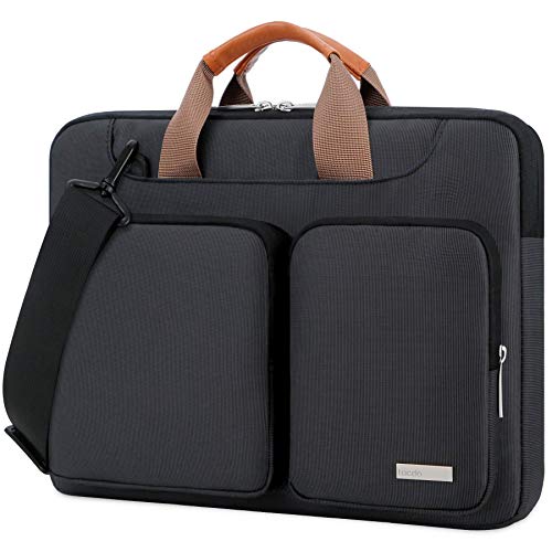 Lacdo 360° Protective Laptop Shoulder Bag Sleeve Case for 13 Inch New MacBook Air | MacBook Pro Touch Bar 2016-2021 | Surface Book 3 2 | MacBook Pro Retina 2012-2015 | 13