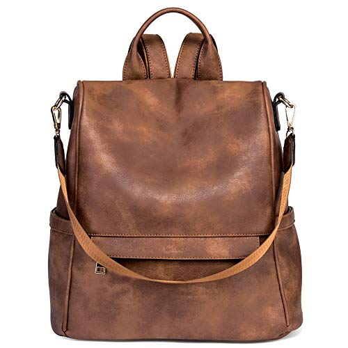 Vintage Leather Women's Backpack Purse
