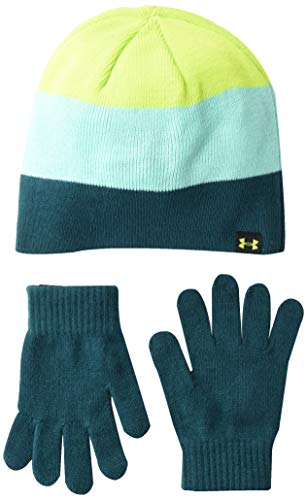 Under Armour Boys' Beanie Glove Combo