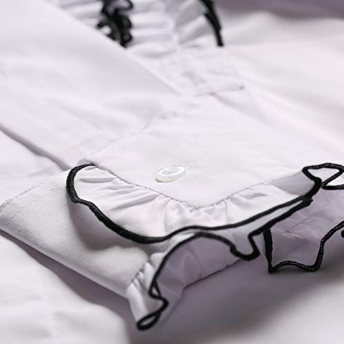 Zen Retro Men's Ruffle Tuxedo Shirt