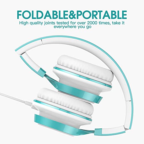 Lightweight AILIHEN C8 Headphones with Microphone and Volume Control