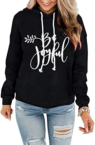 MAKARTHY Letter Print Hoodie Sweatshirt