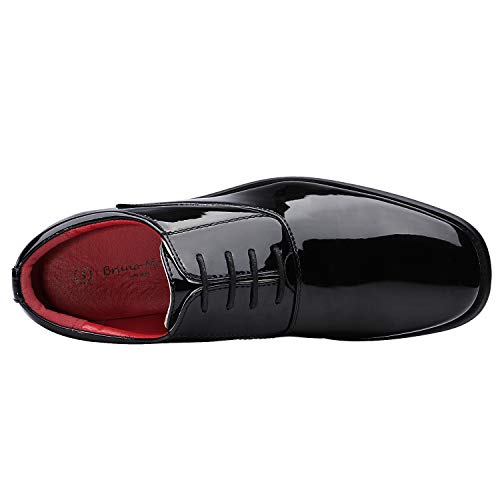 Men's Faux Patent Leather Tuxedo Shoes