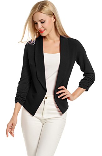 POGTMM Women's Oversized Lapel Suit Blazer Jacket