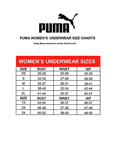 PUMA Women's Performance Bikini Underwear, 4-Pack