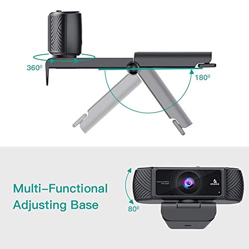 2021 AutoFocus 1080P Webcam with Microphone