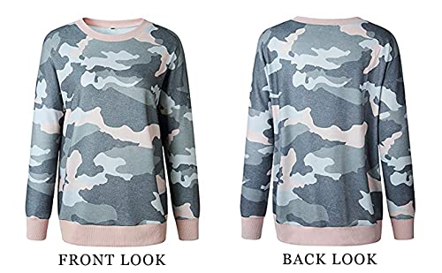 Camo Leopard Print Sweatshirt