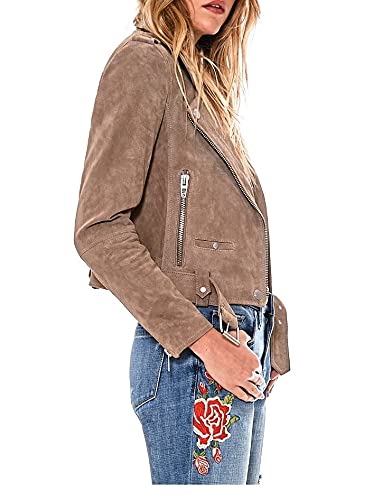 [BLANKNYC] Suede Moto Jacket.
