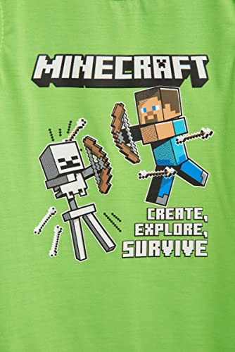 Minecraft Boys' Creepers T-Shirt, Tank Top, and Short Set
