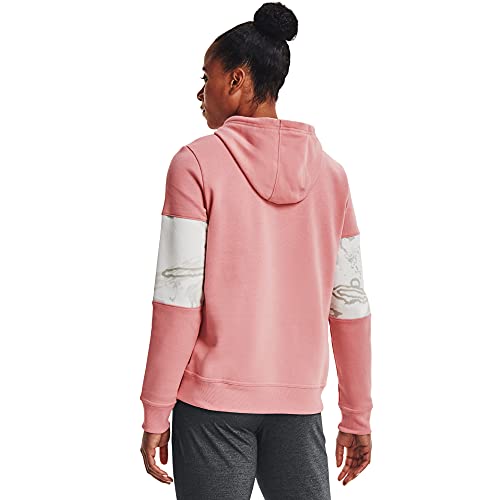 Under Armour Women's Pink Blocked Hoodie (Small)
