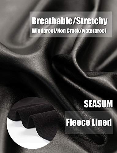 Shaping Push-Up Leather Leggings