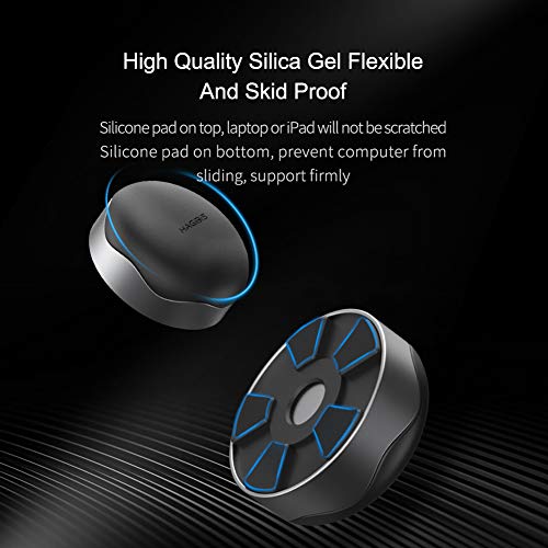 Invisible Laptop Cooling Pad with Magnetic Feet