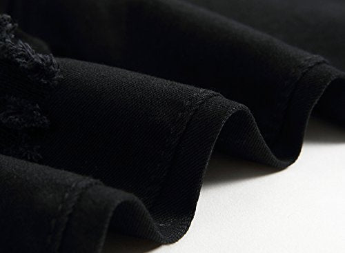 Boy's Black Ripped Skinny Jeans