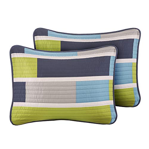 Mi Zone Cozy Quilt Set - Bradley Blue 4 Piece