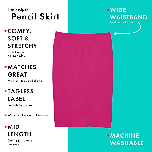 Colorful Pencil Skirts for Girls (Pack of 3)