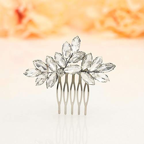 Catery Crystal Bride Wedding Hair Comb Accessories