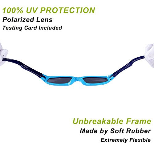 Polarized Sports Sunglasses (Baby Blue)