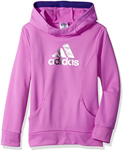 adidas Girls' Light Purple Performance Hoodie