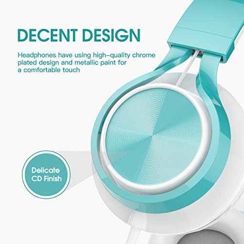 Lightweight AILIHEN C8 Headphones with Microphone and Volume Control