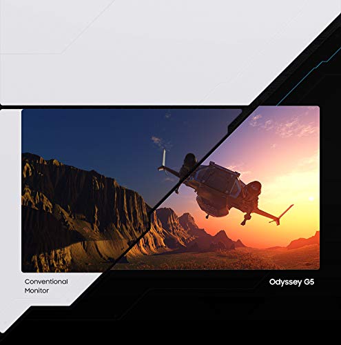 SAMSUNG Odyssey G5 Series 27-Inch WQHD (2560x1440) Gaming Monitor
