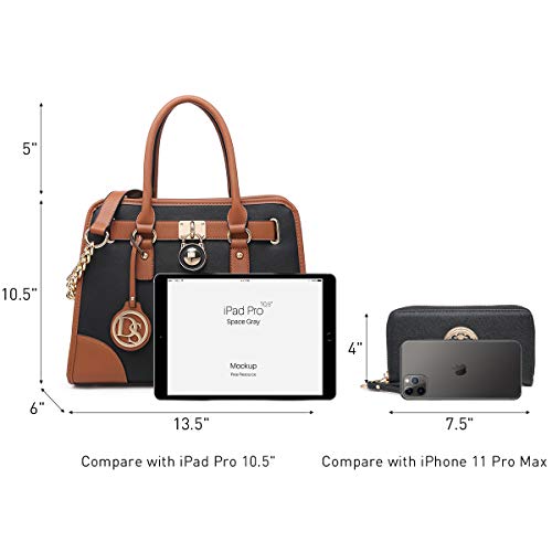 DASEIN Top Handle Hobo Work Bag Set