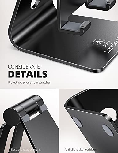 Lamicall Adjustable Cell Phone Stand for 4-8'' Phones